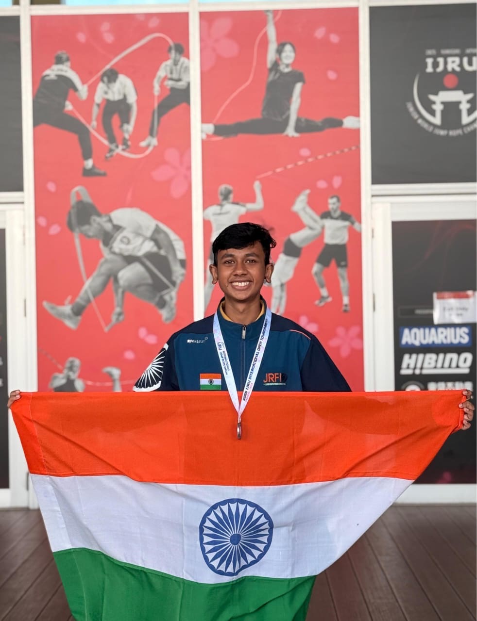 जागतिक जंप रोप चॅम्पियनशिप, रोनक दिपक साळवे रौप्य पदकांचा मानकरी.