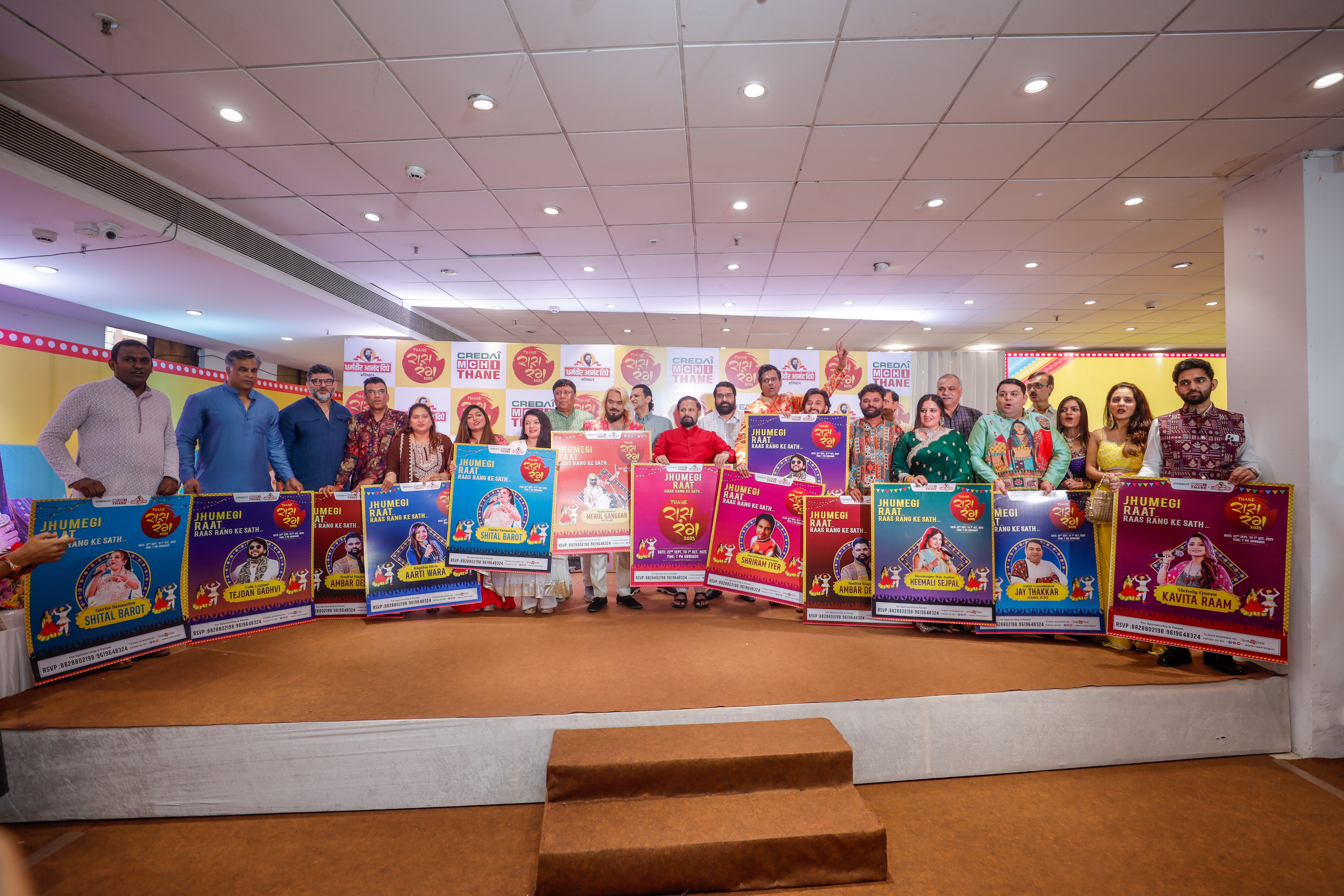 क्रेडाई-एमसीएचआय, धर्मवीर आनंद दिघे प्रतिष्ठानतर्फे
यंदा रेमंड मैदानावर `रासरंग'.