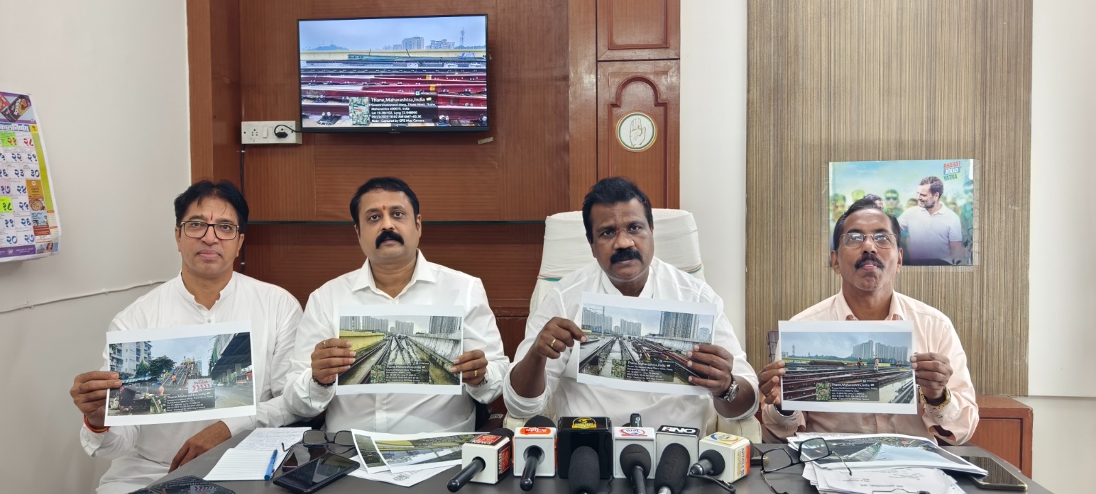 मेट्रो प्रकल्प फक्त निवडणुकीसाठी; ठाणे काँग्रेसचा फडणवीस सरकारवर थेट आरोप.